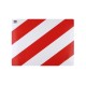 Amio - ΑΝΑΚΛΑΣΤΙΚΟ ΣΗΜΑ ΠΡΟΕΞΕΧΟΝΤΟΣ ΦΟΡΤΙΟΥ ΚΟΚΚΙΝΟ/ΑΣΠΡΟ ΑΡΙΣΤΕΡΟ ΑΛΟΥΜΙΝΙΟΥ 40x30cm 1ΤΕΜ (E52004/AM)