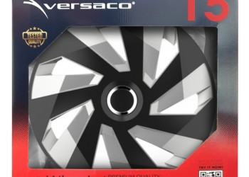 Amio - ΤΑΣΙΑ 15" HUBCAP VECTOR RC SILVER BLACK - ΣΕΤ 4 ΤΕΜ. ΣΕ ΚΟΥΤΙ (5230/AM)