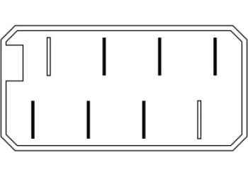 Διακόπτης  Διεθνής Φορτηγού Μονός 6PIN