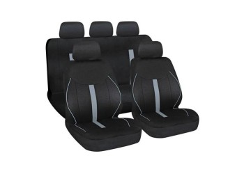 ΚΑΛΥΜΜΑΤΑ ΚΑΘΙΣΜΑΤΩΝ SPEED FASHION-TREND SERIES ΣΕΤ ΜΑΥΡΟ/ΓΚΡΙ