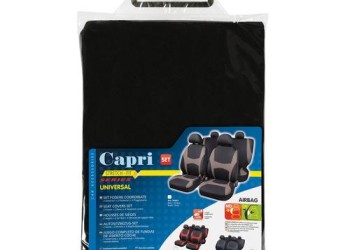 Καλύμματα Καθισμάτων CAPRI SET 4τεμ. Μαύρο/Μπλε