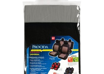 ΚΑλύμματα Καθισμάτων PRODICA SET 4τεμ. Μαύρο/Γκρι