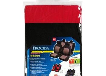 Καλύμματα Καθισμάτων PRODICA SET 4τεμ. Μαύρο/Κόκκινο