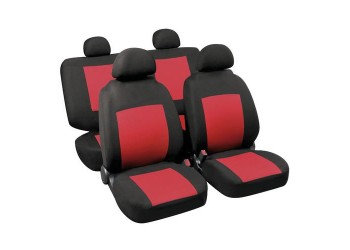 Καλύμματα Καθισμάτων PRODICA SET 4τεμ. Μαύρο/Κόκκινο