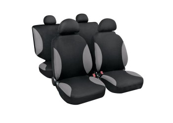 ΚΑΛΥΜΜΑΤΑ ΚΑΘΙΣΜΑΤΩΝ PALINURO SET 4ΤΕΜ. ΜΑΥΡΟ/ΓΚΡΙ