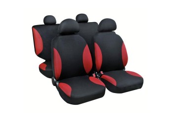 ΚΑΛΥΜΜΑΤΑ ΚΑΘΙΣΜΑΤΩΝ PALINURO SET 4ΤΕΜ. ΜΑΥΡΟ/KOKKINO