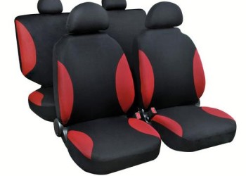 ΚΑΛΥΜΜΑΤΑ ΚΑΘΙΣΜΑΤΩΝ PALINURO SET 4ΤΕΜ. ΜΑΥΡΟ/KOKKINO