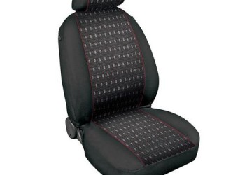 ΚΑΛΥΜΜΑΤΑ ΚΑΘΙΣΜΑΤΩΝ SQUARE ΠΟΛΥΕΣΤΕΡΙΚΟ ΜΑΥΡΟ/ΚΟΚΚΙΝΟ ΜΕ ΠΛΕΞΗ ΖΑΚΑΡ -2ΤΕΜ.