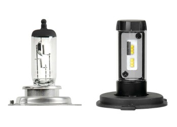 H4 9-32V 3000-10.000K 2.250lm 25W P43t HALO LED PRO-BIKE 1 12LED ZES 1ΤΕΜ. LED KIT