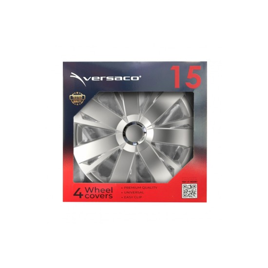 Amio - ΤΑΣΙΑ 15" HUBCAP RC ENERGY ΑΣΗΜΙ - ΣΕΤ 4 ΤΕΜ. ΣΕ ΚΟΥΤΙ (5783/AM)