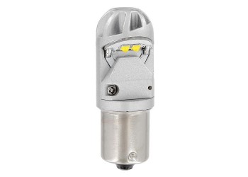 P21/5W 10-28V BAY15d CREE MEGA-LED 150LM ΔΙΑΘΛΑΣΗΣ ΠΟΡΤΟΚΑΛΙ (ΜΟΝΟΠΟΛΙΚΟ-ΠΑΡΑΚΕΝΤΡΟ) BLISTER 1ΤΕΜ.