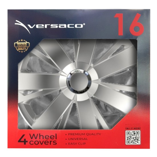 Amio - ΤΑΣΙΑ 16" HUBCAP RC ENERGY ΑΣΗΜΙ - ΣΕΤ 4 ΤΕΜ ΣΕ ΚΟΥΤΙ (5790/AM)