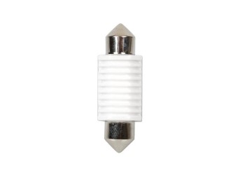 ΛΑΜΠΑΚΙ ΠΛΑΦΟΝΙΕΡΑΣ 9-32V 12x36mm 120lm ΛΕΥΚΟ MEGA-LED12 (ΔΙΠΛΗΣ ΠΟΛΙΚΟΤΗΤΑΣ) BLISTER 1ΤΕΜ.