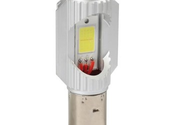 S2 9-32V 35/35W BA20d 2SMDx12chips 680lm (ΔΙΠΛΗΣ ΠΟΛΙΚΟΤΗΤΑΣ- CAN-BUS) MEGA LED 1ΤΕΜ. ΚΟΥΤΙ