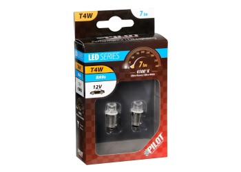 ΛΑΜΠΑΚΙΑ ΜΕ LED 12V T4W BA9s ΔΙΑΘΛΑΣΗΣ