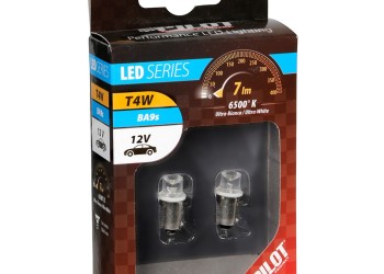 ΛΑΜΠΑΚΙΑ ΜΕ LED 12V T4W BA9s ΔΙΑΘΛΑΣΗΣ
