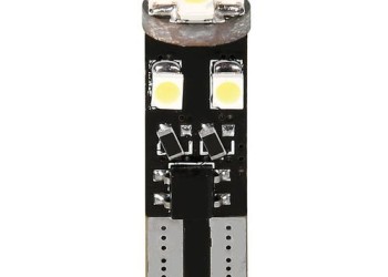 T10 W5W 12V W2,1x9,5d 100lm HYPER-LED24 6.500K ΛΕΥΚΟ 8SMDx3chips (ΚΑΡΦΩΤΟ - CAN-BUS) 2ΤΕΜ.