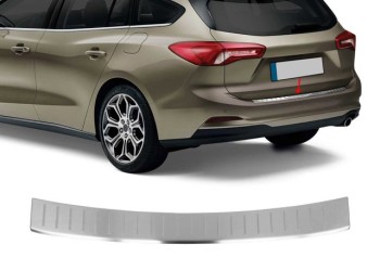TRIM ΜΑΡΚΕ ΠΟΡΤ ΜΠΑΓΚΑΖ ΧΡΩΜΙΟ ΜΕΤΑΛΛΙΚΟ S-DIZAYN ΓΙΑ FORD FOCUS SW 2018+ - 1 TEM.