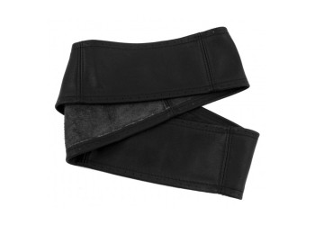 CarCommerce - ΡΑΦΤΟ ΚΑΛΥΜΜΑ ΤΙΜΟΝΙΟΥ STANDARD 39-41 cm (ΜΑΥΡΟ/ΜΑΥΡΕΣ ΡΑΦΕΣ/ΔΕΡΜΑΤΙΝΗ) - 1 τεμ. (61381-CC)