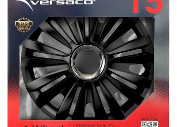 Amio - ΤΑΣΙΑ 15" ROYAL RC BLACK ΣΕΤ ΣΕ ΚΟΥΤΙ - 4 ΤΕΜ (6162/AM)