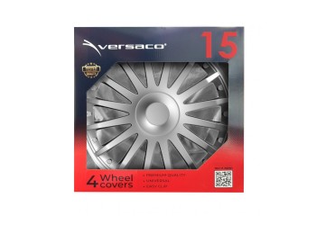 Amio - ΤΑΣΙΑ 15" CRYSTAL ΑΣΗΜΙ - ΣΕΤ 4ΤΕΜ ΣΕ KOYTI (6315/AM)