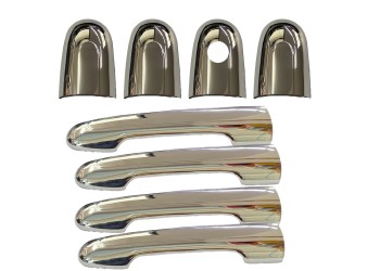 ΧΕΡΟΥΛΙΑ ΠΟΡΤΑΣ ΓΙΑ MERCEDES VITO W639 2004-2014  ΧΡΩΜΙΟ ΜΕΤΑΛΛΙΚΑ ΓΙΑ 4 ΠΟΡΤΕΣ - 4 ΤΕΜ