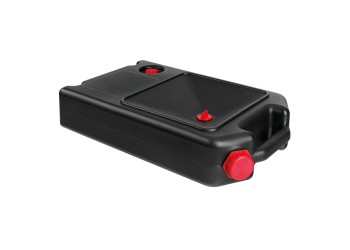 ΜΠΕΤΟΝΙ ΠΛΑΣΤΙΚΟ (HDPE) ΑΠΟΘΗΚΕΥΣΗΣ Κ ΜΕΤΑΦΟΡΑΣ ΛΑΔΙΟΥ ΠΛΑΚΕ ΜΑΥΡΟ 8lt  LAMPA  - 1 TEM.