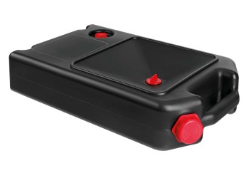 ΜΠΕΤΟΝΙ ΠΛΑΣΤΙΚΟ (HDPE) ΑΠΟΘΗΚΕΥΣΗΣ Κ ΜΕΤΑΦΟΡΑΣ ΛΑΔΙΟΥ ΠΛΑΚΕ ΜΑΥΡΟ 8lt  LAMPA  - 1 TEM.