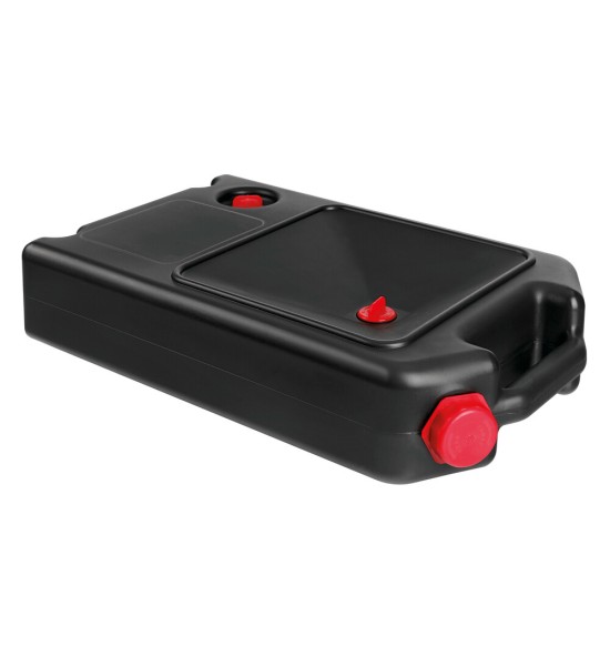 ΜΠΕΤΟΝΙ ΠΛΑΣΤΙΚΟ (HDPE) ΑΠΟΘΗΚΕΥΣΗΣ Κ ΜΕΤΑΦΟΡΑΣ ΛΑΔΙΟΥ ΠΛΑΚΕ ΜΑΥΡΟ 8lt  LAMPA  - 1 TEM.