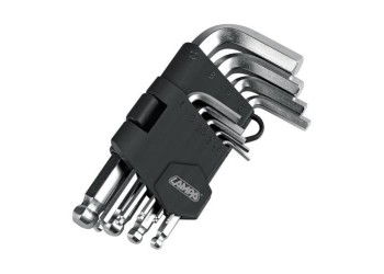 ΑΛΛΕΝ (ALLEN) ΕΞΑΓΩΝΑ ΚΛΕΙΔΙΑ 9 ΤΕΜΑΧΙΩΝ (1,5-2-2,5-3-4-5-6-8-10mm) ΧΡΩΜΙΟ-ΒΑΝΑΔΙΟ (CRV)