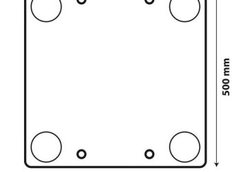 ΑΝΑΚΛΑΣΤΙΚΟ ΣΗΜΑ ΠΡΟΕΞΕΧΟΝΤΟΣ ΦΟΡΤΙΟΥ ΚΟΚΚΙΝΟ/ΑΣΠΡΟ 50x50cm 1ΤΕΜ