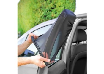 Ηλιοπροστασίες φορετές στη πόρτα από πολυεστέρα για πλαϊνά πίσω τζάμια Large