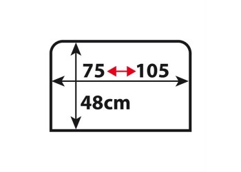 Ηλιοπροστασίες φορετές στη πόρτα από πολυεστέρα για πλαϊνά πίσω τζάμια Medium