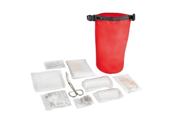 ΦΑΡΜΑΚΕΙΟ ΚΙΤ ΠΡΩΤΩΝ ΒΟΗΘΕΙΩΝ DIN13167-2014 ΓΙΑ ΜΟΤΟ/ΠΟΔΗΛΑΤΟ 16 Χ 12 Χ 5 cm (ΑΔΙΑΒΡΟΧΗ ΘΗΚΗ)