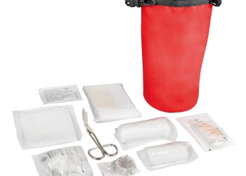 ΦΑΡΜΑΚΕΙΟ ΚΙΤ ΠΡΩΤΩΝ ΒΟΗΘΕΙΩΝ DIN13167-2014 ΓΙΑ ΜΟΤΟ/ΠΟΔΗΛΑΤΟ 16 Χ 12 Χ 5 cm (ΑΔΙΑΒΡΟΧΗ ΘΗΚΗ)