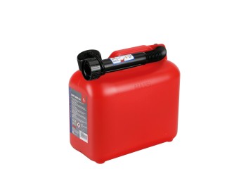 ΜΠΕΤΟΝΙ-ΚΑΝΙΣΤΡΟ ΠΛΑΣΤΙΚΟ ΓΙΑ ΜΕΤΑΦΟΡΑ ΚΑΥΣΙΜΟΥ ΜΕ ΕΥΚΑΜΠΤΟ ΜΑΚΡΥ ΣΤΟΜΙΟ ΑΣΦΑΛΕΙΑΣ ΚΟΚΚΙΝΟ JERRY CAN 5lt LAMPA  - 1 TEM.