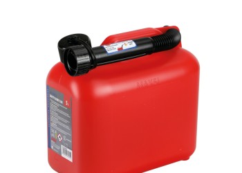 ΜΠΕΤΟΝΙ-ΚΑΝΙΣΤΡΟ ΠΛΑΣΤΙΚΟ ΓΙΑ ΜΕΤΑΦΟΡΑ ΚΑΥΣΙΜΟΥ ΜΕ ΕΥΚΑΜΠΤΟ ΜΑΚΡΥ ΣΤΟΜΙΟ ΑΣΦΑΛΕΙΑΣ ΚΟΚΚΙΝΟ JERRY CAN 5lt LAMPA  - 1 TEM.