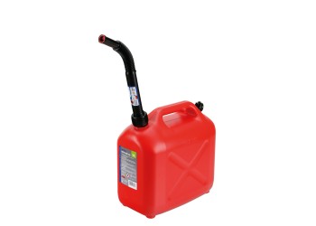 ΜΠΕΤΟΝΙ-KANIΣΤΡΟ ΠΛΑΣΤΙΚΟ ΓΙΑ ΜΕΤΑΦΟΡΑ ΚΑΥΣΙΜΟΥ ΜΕ ΕΥΚΑΜΠΤΟ ΜΑΚΡΥ ΣΤΟΜΙΟ ΑΣΦΑΛΕΙΑΣ ΚΟΚΚΙΝΟ JERRY CAN 10lt LAMPA  - 1 TEM.