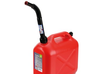 ΜΠΕΤΟΝΙ-KANIΣΤΡΟ ΠΛΑΣΤΙΚΟ ΓΙΑ ΜΕΤΑΦΟΡΑ ΚΑΥΣΙΜΟΥ ΜΕ ΕΥΚΑΜΠΤΟ ΜΑΚΡΥ ΣΤΟΜΙΟ ΑΣΦΑΛΕΙΑΣ ΚΟΚΚΙΝΟ JERRY CAN 10lt LAMPA  - 1 TEM.