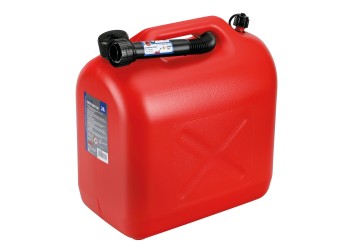 ΜΠΕΤΟΝΙ-ΚΑΝΙΣΤΡΟ ΠΛΑΣΤΙΚΟ ΓΙΑ ΜΕΤΑΦΟΡΑ ΚΑΥΣΙΜΟΥ ΜΕ ΕΥΚΑΜΠΤΟ ΜΑΚΡΥ ΣΤΟΜΙΟ ΑΣΦΑΛΕΙΑΣ ΚΟΚΚΙΝΟ JERRY CAN 20lt LAMPA  - 1 TEM.