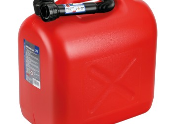 ΜΠΕΤΟΝΙ-ΚΑΝΙΣΤΡΟ ΠΛΑΣΤΙΚΟ ΓΙΑ ΜΕΤΑΦΟΡΑ ΚΑΥΣΙΜΟΥ ΜΕ ΕΥΚΑΜΠΤΟ ΜΑΚΡΥ ΣΤΟΜΙΟ ΑΣΦΑΛΕΙΑΣ ΚΟΚΚΙΝΟ JERRY CAN 20lt LAMPA  - 1 TEM.