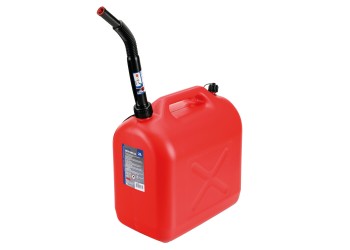 ΜΠΕΤΟΝΙ-ΚΑΝΙΣΤΡΟ ΠΛΑΣΤΙΚΟ ΓΙΑ ΜΕΤΑΦΟΡΑ ΚΑΥΣΙΜΟΥ ΜΕ ΕΥΚΑΜΠΤΟ ΜΑΚΡΥ ΣΤΟΜΙΟ ΑΣΦΑΛΕΙΑΣ ΚΟΚΚΙΝΟ JERRY CAN 20lt LAMPA  - 1 TEM.