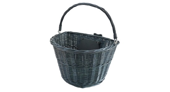 CarCommerce - ΚΑΛΑΘΙ ΠΟΔΗΛΑΤΟΥ ΜΑΥΡΗ ΨΑΘΑ ΜΠΡΟΣΤΙΝΟ ΜΕ ΚΛΙΠ 36x26x22 - 1 τεμ. (68367-CC)