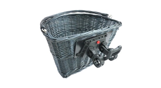 CarCommerce - ΚΑΛΑΘΙ ΠΟΔΗΛΑΤΟΥ ΜΑΥΡΗ ΨΑΘΑ ΜΠΡΟΣΤΙΝΟ ΜΕ ΚΛΙΠ 36x26x22 - 1 τεμ. (68367-CC)