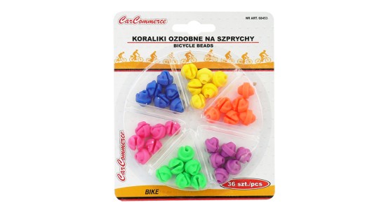 CarCommerce - ΔΙΑΚΟΣΜΗΤΙΚΕΣ ΧΑΝΤΡΕΣ ΓΙΑ ΑΚΤΙΝΕΣ ΠΟΔΗΛΑΤΟΥ ΧΡΩΜΑΤΙΣΤΕΣ 36 ΤΕΜ. (68453-CC)