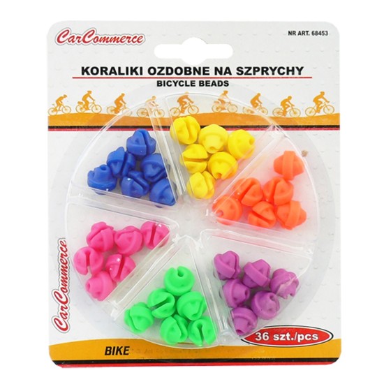 CarCommerce - ΔΙΑΚΟΣΜΗΤΙΚΕΣ ΧΑΝΤΡΕΣ ΓΙΑ ΑΚΤΙΝΕΣ ΠΟΔΗΛΑΤΟΥ ΧΡΩΜΑΤΙΣΤΕΣ 36 ΤΕΜ. (68453-CC)