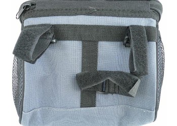 CarCommerce - ΤΣΑΝΤΑΚΙ ΠΟΔΗΛΑΤΟΥ ΓΚΡΙ ΜΕ ΘΕΣΗ ΚΙΝΗΤΟΥ 21.5x14x17cm CAR COMMERCE - 1 ΤΕΜ. (68480-CC)