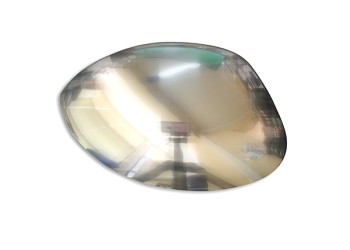 ΚΑΠΑΚΙΑ ΚΑΘΡΕΠΤΗ ΧΡΩΜΙΟΥ ΜΕΤΑΛΛΙΚΑ ΓΙΑ PEUGEOT 206 5D HB/SD/SW/CC 98-12 Ανοξείδωτο Ατσάλινο