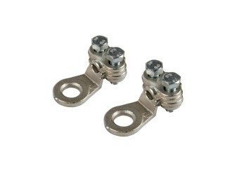 ΑΚΡΟΔΕΚΤΕΣ ΚΑΛΩΔΙΩΝ ΜΠΑΤΑΡΙΑΣ 16mm²  ΜΕ ΤΡΥΠΑ 8mm ΜΕ ΠΛΑΚΑ ΣΥΣΦΙΞΗΣ 2ΤΕΜ