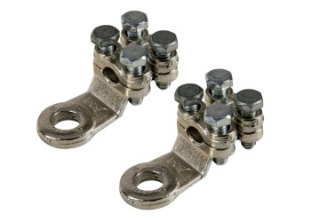 ΑΚΡΟΔΕΚΤΕΣ ΚΑΛΩΔΙΩΝ ΜΠΑΤΑΡΙΑΣ 50mm²  ΜΕ ΤΡΥΠΑ 10mm ΜΕ ΔΙΠΛΗ ΠΛΑΚΑ ΣΥΣΦΙΞΗΣ 2ΤΕΜ